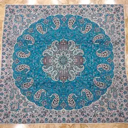ست 5 تکه لحاف کرسی 400در400 یلدا و کرسی تاشو 70در70 به همراه هیتر برقی اتومات آریانا کالا