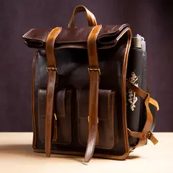 کوله پشتی چرم تریپ