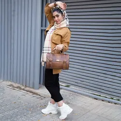 کیف صندوقی چرم گُدو