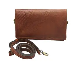 کیف دوشی چرم اریگامی