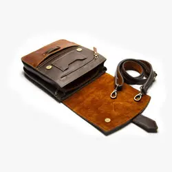 کیف دوشی چرم منسون