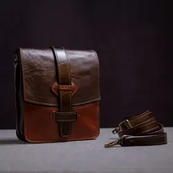 کیف دوشی چرم منسون