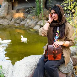 کیف دوشی چرم منسون