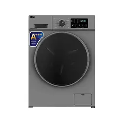 لباسشویی 8 کیلویی سام مدل Q1435 رنگ نقره ای