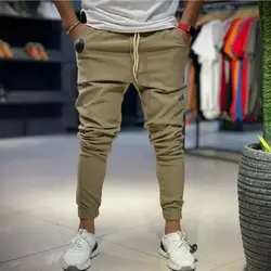 شلوار مردانه مدل اسلش بنگال کش رنگ شتری