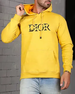 هودی مردانه توکرکی DIOR زرد روشن کد 178