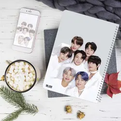 دفتر مشق خط دار طرح گروه بی تی اس (BTS) برند مستر راد