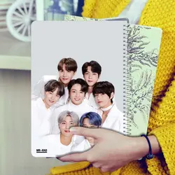 دفتر مشق خط دار طرح گروه بی تی اس (BTS) برند مستر راد