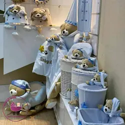 ست نانان مدل خرس آبی پکیج کامل