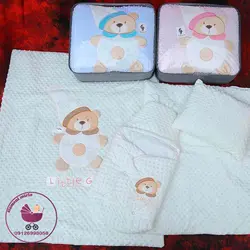 سرویس خواب مخمل ست نانان 4 تیکه