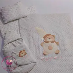 سرویس خواب مخمل ست نانان 4 تیکه