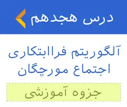 آموزش الگوریتم فراابتکاری اجتماع مورچگان - جزوه آموزشی 18