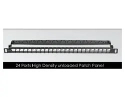 پچ پنل آنلودد ۲۴ پورت High Density یونیکام UC-PNL-H-24 - تجهیزات شبکه مشهدلن