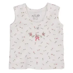 رکابی دخترانه طرح قاب عکس نیلی - Nilistore