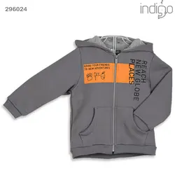 ست سوئیشرت بلوز و شلوار زمستانی پسرانه طرح بلوط برند ایندیگو - Nilistore