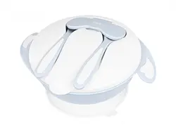 ظرف غذای چسبان و قاشق و چنگال کیکابو kikka boo - Nilistore