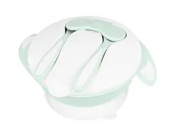 ظرف غذای چسبان و قاشق و چنگال کیکابو kikka boo - Nilistore