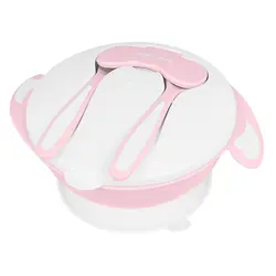 ظرف غذای چسبان و قاشق و چنگال کیکابو kikka boo - Nilistore