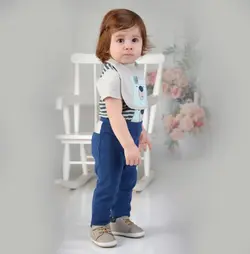 ست ۳ تیکه لباس نوزادی نیلی طرح سرخ پوست - Nilistore