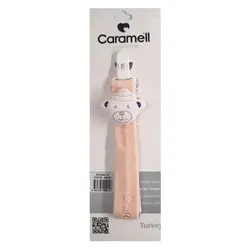 بند پستانک پولیشی نوزاد طرح خرس برندcaramell - Nilistore