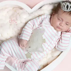 سرهمی دخترانه نوزادی طرح بالرین نیلی - Nilistore