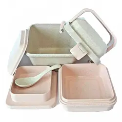 ظرف غذای کودک مدل بامبو مربعی - Nilistore