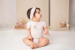 پیراهن آستین کوتاه فانتزی دخترانه طرح ویولت دانالو DANALOO - Nilistore