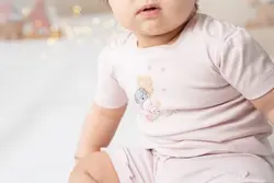 پیراهن آستین کوتاه فانتزی دخترانه طرح ویولت دانالو DANALOO - Nilistore