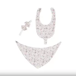 پیشبند 3 تیکه نوزاد برند bi baby - Nilistore