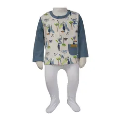 مانتو نوزاد طرح هاوایی برند آدمک - Nilistore