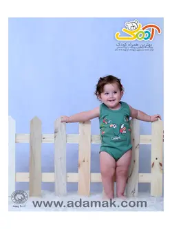 رکابی زیردکمه نوزادی طرح طوطی برند آدمک - Nilistore