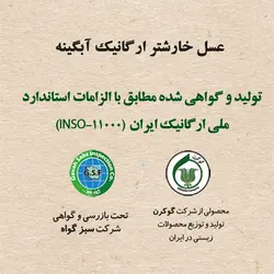 عسل خارشتر آبگینه - زی سنتر - محصولات ارگانیک - عسل ارگانیک آبگینه