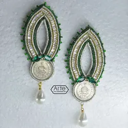 گوشواره جواهردوزی 
