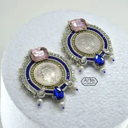 گوشواره جواهردوزی 