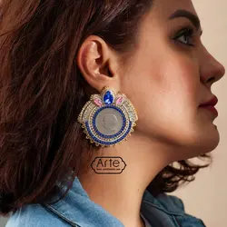 گوشواره جواهردوزی 