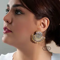 گوشواره جواهردوزی 