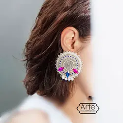 گوشواره جواهردوزی 