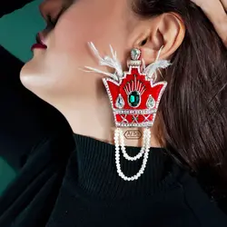 گوشواره جواهردوزی 