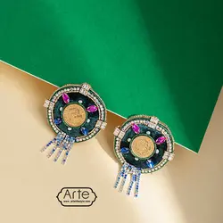 گوشواره جواهردوزی 