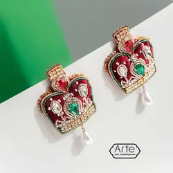 گوشواره جواهردوزی 