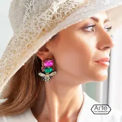 گوشواره جواهردوزی 