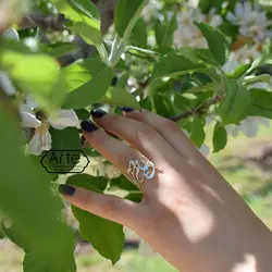 انگشتر نقره زنانه 