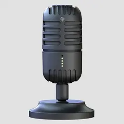 میکروفون پرودو مدل pdx518 ا Porodo Gaming Basic Cardioid Microphone with Fixed Stand – Black | جی بی جانبی