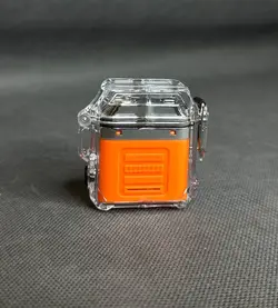 فندک برقی المنتی مدل orange | چراغ قوه شارژی | جیبی جانبی