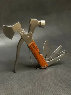 ابزار مولتی تولز به همراه تبر | جیبی جانبی