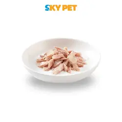 کنسرو بچه گربه با طعم مرغ و آلوئه ورا برند Schesir (شسیر) وزن 85 گرم