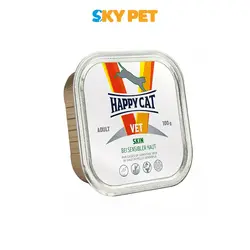 کنسرو گربه بالغ مدل VET DIAT SKIN برند HAPPY CAT (هپی کت) وزن 100 گرم - پت شاپ اسکای پت