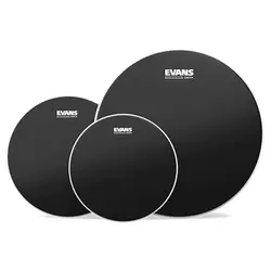 پک پوست درامز اونس سایز Evans Onyx Frosted Standard Tom Drumhead Pack 12-13-16 - فروشگاه اینترنتی درام شاپ