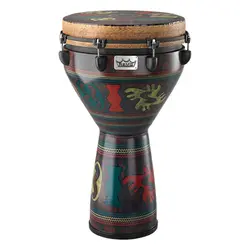 جیمبی رمو سایز ۱۴ Djembe DJ-0014-24 Adinkra - فروشگاه اینترنتی درام شاپ