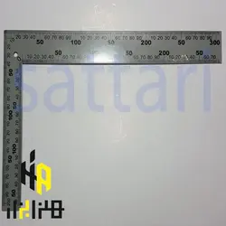 ست گونیا نجاری گونیا سه تکه گونیا سه کاره نجاری گونیا نقاله